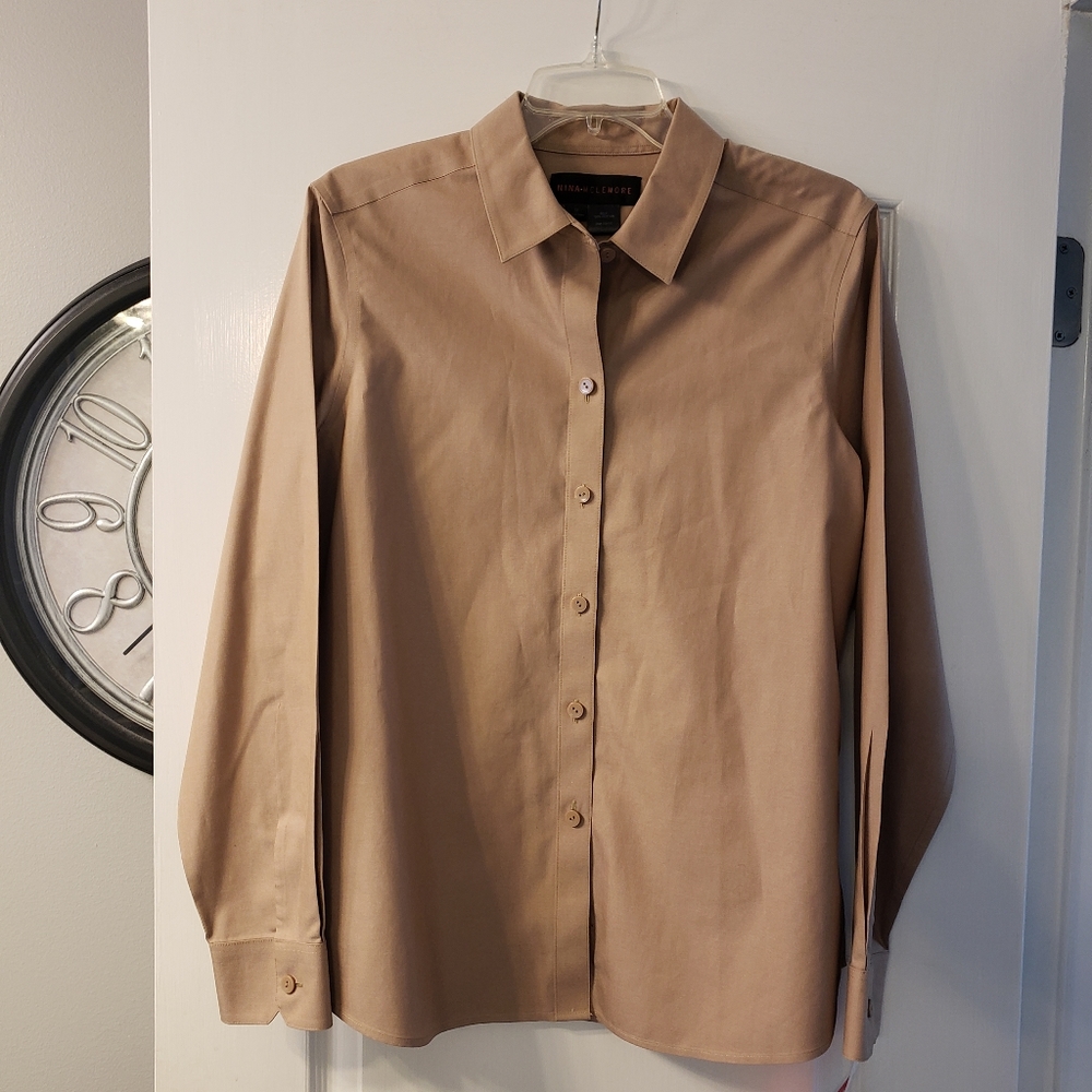 NWT Nina McLemore button up blouse size 12